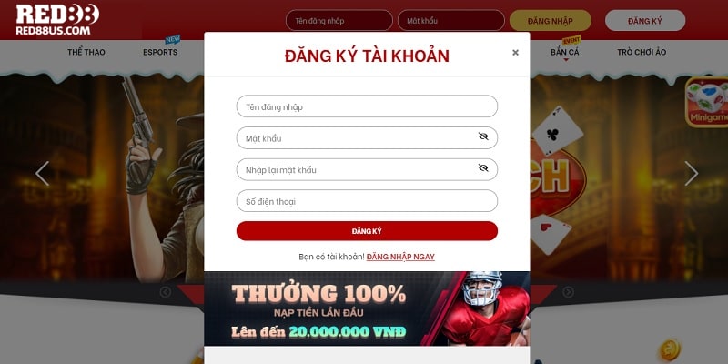 Cách đăng ký tài khoản sau khi tải app bắn cá đổi thưởng