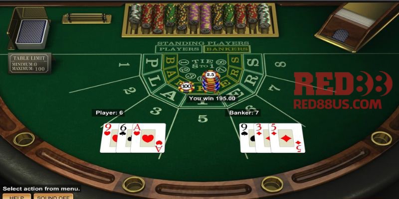 Luật lấy thêm lá bài của nhà cái trong baccarat trực tuyến