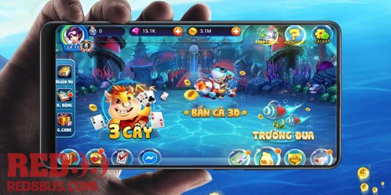 Chơi game bắn cá nhận tiền trên điện thoại