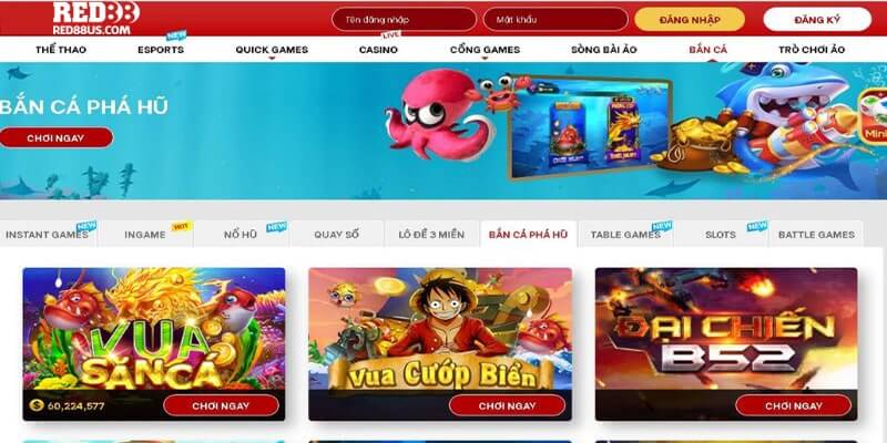 Game bắn cá online đổi thưởng hấp dẫn, lành mạnh