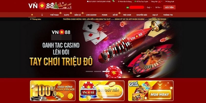 Truy cập link VN88 đại lý để tham gia cá cược